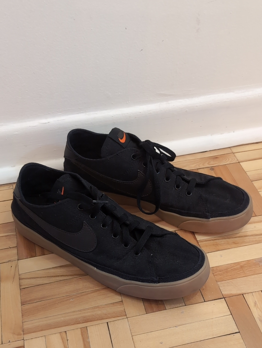 2021Nike Court Legacy Canvas 'Black Gum' Size 9
